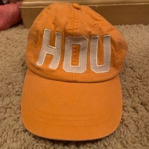 Orange Houston Hat